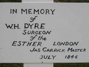 Detail of Grave of DYRE, W.H.