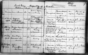Register of Deaths Page 7