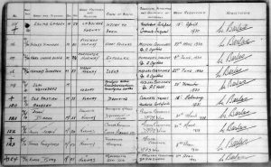 Register of Deaths Page 22