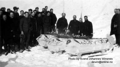 The funeral of JOHANESSEN, Uli