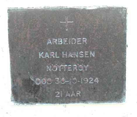 Detail of Grave of HANSEN, Karl