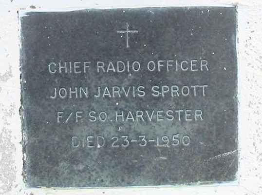 Detail of Grave of SPROTT, John Jarvis