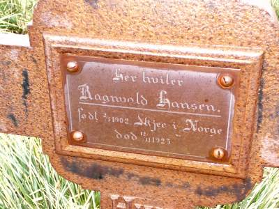 Grave of HANSEN, Ragnvald