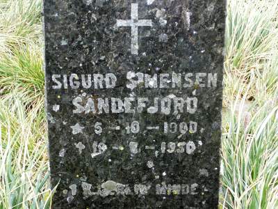 Grave of SIMENSEN, Sigurd